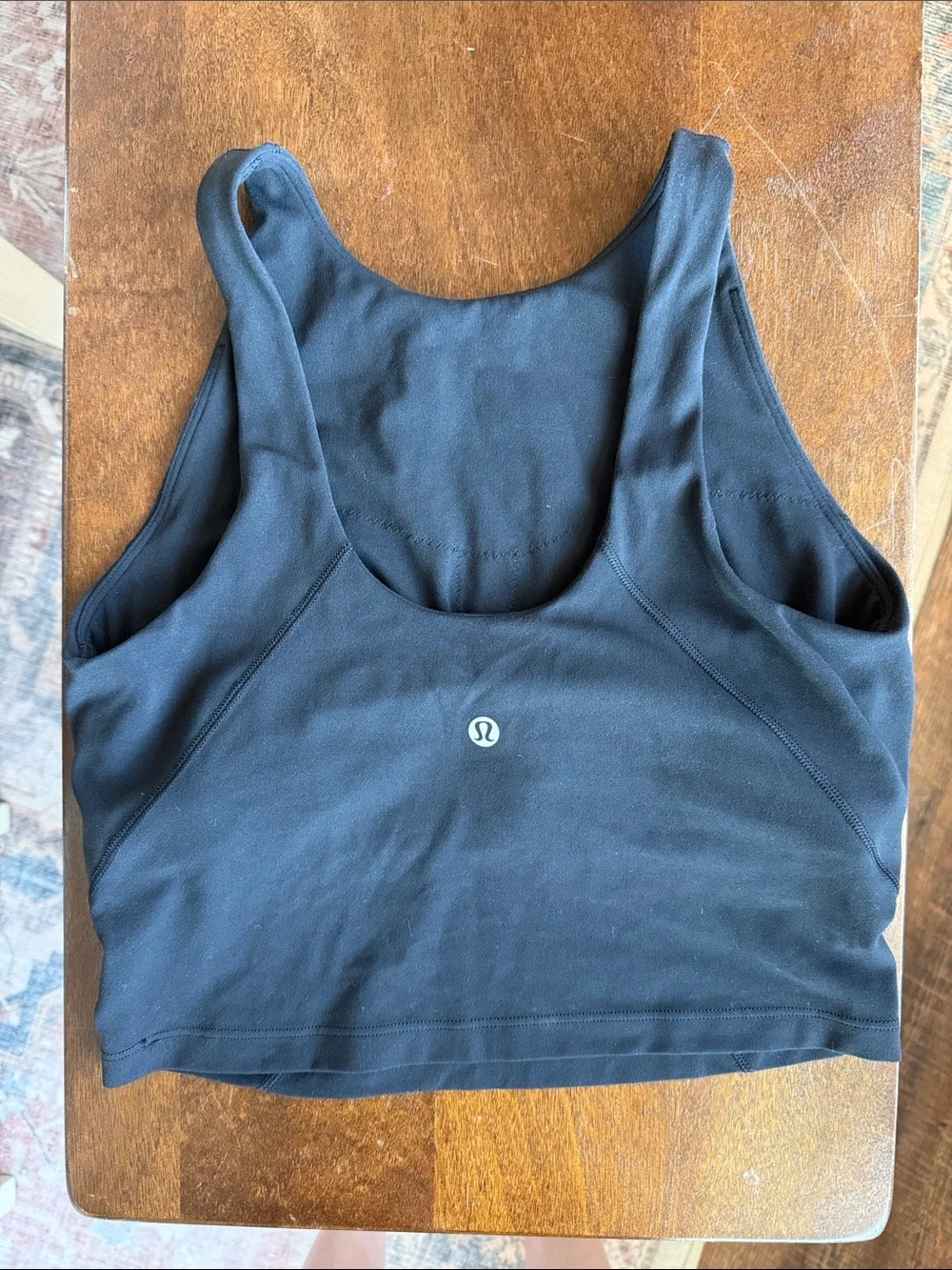 Lululemon Align High Neck Tank Top Light Support Black Size 6